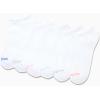 imageReebok Womens Athletic Socks  Performance Cushioned Low Cut Socks 6 PackWhite Logo