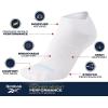 imageReebok Womens Athletic Socks  Performance Low Cut Socks 12 PackAll Black