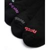 imageReebok Womens Athletic Socks  Performance Low Cut Socks 6 PackAll Black