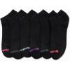imageReebok Womens Athletic Socks  Performance Low Cut Socks 6 PackAll Black