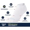 imageReebok Womens Athletic Socks  Performance Low Cut Socks 6 PackAll Black