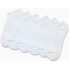 imageReebok Womens Athletic Socks  Performance Low Cut Socks 6 PackAll White