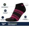 imageReebok Womens Athletic Socks  Performance Low Cut Socks 6 PackMidnight Black