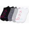 imageReebok Womens Athletic Socks  Performance Low Cut Socks 6 PackWhiteGreyBlack