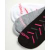 imageReebok Womens Athletic Socks  Performance Low Cut Socks 6 PackWhiteGreyBlack