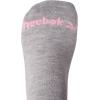 imageReebok Womens Athletic Socks  Performance Low Cut Socks 6 PackWhiteGreyBlack