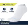 imageReebok Womens Athletic Socks  Performance Low Cut Socks 6 PackWhiteGreyBlack