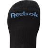 imageReebok Womens Comfort Cushioned Athletic Quarter Cut Socks 6 PackBlackWhite