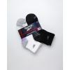 imageReebok Womens Comfort Cushioned Athletic Quarter Cut Socks 6 PackBlackWhite