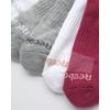 imageReebok Womens Comfort Cushioned Athletic Quarter Cut Socks 6 PackPinkGrey Assorted