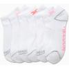 imageReebok Womens Low Cut Socks  6 Pack Performance Cushion Comfort No Show Socks  Breathable Athletic Socks for Women 410Bright WhitePink