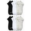 imageReebok Womens Quarter Crew Socks  12 Pack Performance Cushion Comfort Crew Socks  Athletic Socks for Women 410BlackTanWhite
