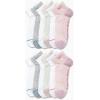 imageReebok Womens Quarter Socks  12 Pack Performance Arch Support Ankle Socks  Cushioned Athletic Socks for Women Size 410Pink Multi