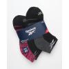 imageReebok Womens Quarter Socks  6 Pack Stretch Performance Arch Support Socks  Soft Cushioned Athletic Socks for Women 410Black Pattern