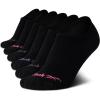 imageReebok Womens Athletic Socks  6 Pack No Show Liner SocksBlack