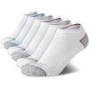 imageReebok Womens Athletic Socks  Performance Cushioned Low Cut Socks 6 PackClassic White