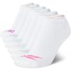 imageReebok Womens Athletic Socks  Performance Cushioned Low Cut Socks 6 PackPure White