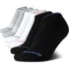 imageReebok Womens Athletic Socks  Performance Low Cut Socks 6 PackWhiteBlackGrey