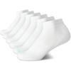 imageReebok Womens Quarter Socks  6 Pack Stretch Performance Arch Support Socks  Soft Cushioned Athletic Socks for Women 410White All