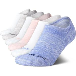 imageReebok Womens Athletic Socks  6 Pack No Show Liner SocksAssorted