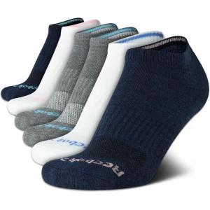 imageReebok Womens Athletic Socks  Performance Cushioned Low Cut Socks 6 PackAssorted