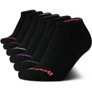 imageReebok Womens Athletic Socks  Performance Low Cut Socks 6 PackAll Black