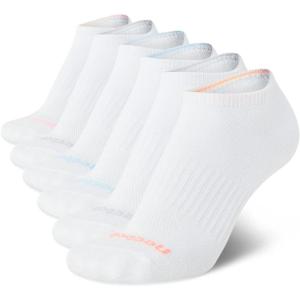 imageReebok Womens Athletic Socks  Performance Low Cut Socks 6 PackAll White
