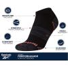 imageReebok Womens No Show Athletic Breathable Low Cut Cushioned Socks 12 Pack Size 410 Black StripeAssorted