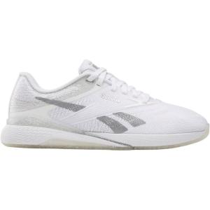 imageReebok Womens Nano X5 SneakerFootwear WhiteBarely GreySilver Metallic