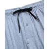 imageReebok Mens Pajama Jogger Pants  Lightweight Sleep and Lounge Pants Size SXLHeather Grey