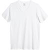 imageReebok Mens Undershirt  5 Pack Soft Breathable Mens TShirts  Basic Cotton VNeck and Crewneck Undershirts for Men SXLVneck White