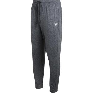 imageReebok Mens Pajama Jogger Pants  Lightweight Sleep and Lounge Pants Size SXLCharcoal Heather Grey