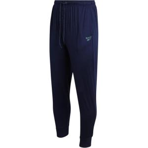 imageReebok Mens Pajama Jogger Pants  Lightweight Sleep and Lounge Pants Size SXLMaritime Blue
