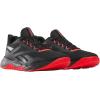 imageReebok Mens Nfx Trainer SneakerBlackEnergy RedFootwear White