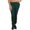 imageReebok Womens Fleece JoggersForest GreenLight Green Logo