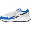 imageReebok UnisexAdult Classic Leather 2400 SneakerWhiteBoundless BlueBlack
