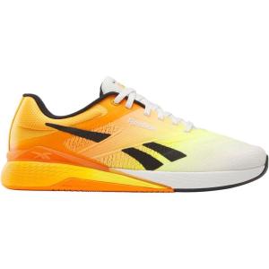 imageReebok UnisexAdult Nano X5 SneakerChalkBlackElectric Amber