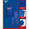 imageReebok Baby Boys Sweatsuit Set  2 Piece Playwear Fleece Hoodie and Jogger Pants 12M7Dress Blue
