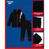 imageReebok Baby Boys Sweatsuit Set  2 Piece Playwear Fleece Hoodie and Jogger Pants 12M7True Black
