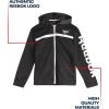 imageReebok Baby Toddler Boys Sweatsuit Set  2 Piece Full Zip Up Fleece Hoodie Jogger Pants Set Playwear Lounge Wear 12M7Black