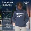 imageReebok Boys Fashion Hoodie Sweatshirts 2 Pack Fleece Hoodies for Boys Size 820Dark Grey  Black