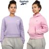 imageReebok Girls Sweatshirt Hoodies 2 Pack Sweatshirts Fashion Hoodie Crewneck Sweaters for Girls Sizes 716Pink  Lavender