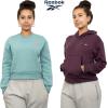 imageReebok Girls Sweatshirt Hoodies 2 Pack Sweatshirts Fashion Hoodie Crewneck Sweaters for Girls Sizes 716Plum  Turquoise