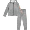 imageReebok Baby Toddler Boys Sweatsuit Set  2 Piece Full Zip Up Fleece Hoodie Jogger Pants Set Playwear Lounge Wear 12M7Pepper