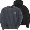 imageReebok Girls Sweatshirt Hoodies 2 Pack Sweatshirts Fashion Hoodie Crewneck Sweaters for Girls Sizes 716Black  Dk Grey Heather