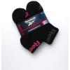 imageReebok Womens Socks  6 Pack Quarter Cut Moisture Wicking Stretch Performance Cushioned Socks for Women Sizes 410All Black