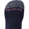 imageReebok Womens Socks  6 Pack Quarter Cut Moisture Wicking Stretch Performance Cushioned Socks for Women Sizes 410Navy Assorted