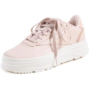 imageReebok Womens Club C Double Geo SneakerSoft EcruChalk
