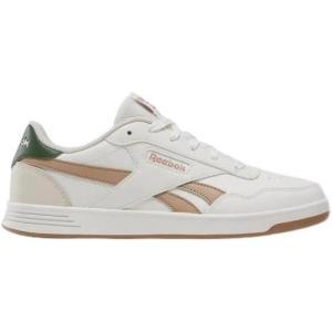 imageReebok Womens Court Advance SneakerChalkBreakaway GreenEarth