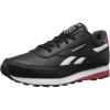 imageReebok Mens Classic Renaissance SneakerBlackFlash RedWhite